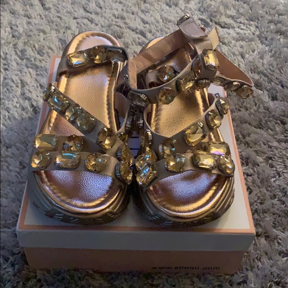Gold Sandals
